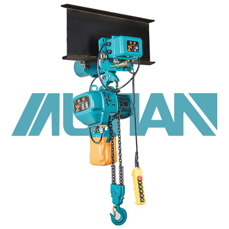 What are the advantages of a running electric hoist compared to a fixed electric hoist