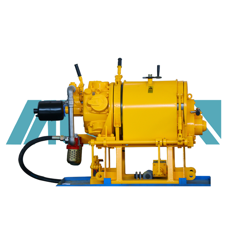 What fields are pneumatic winches suitable for