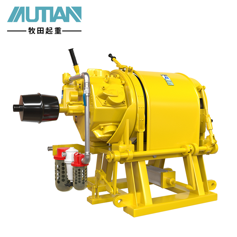 Internal principle and structure description of pneumatic winch