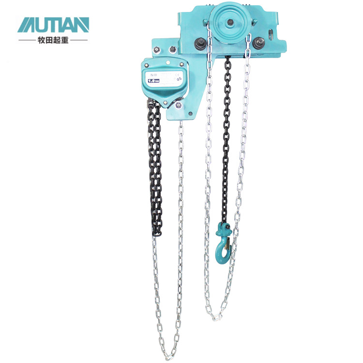 Assembly process of low net empty handed chain hoist